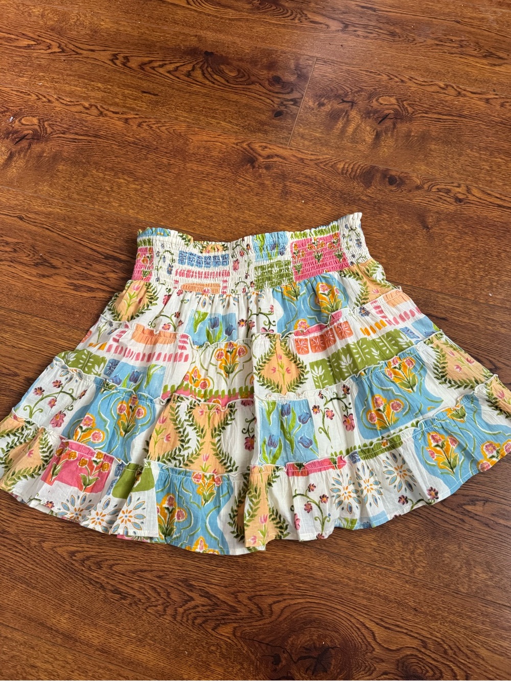 NWT Vibrant Patchwork Skirt